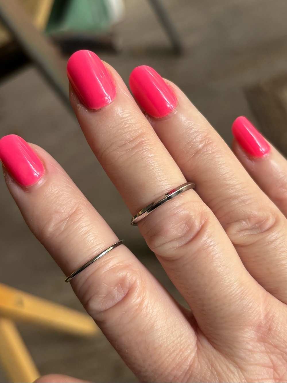 Minimalist Thin Stackable Silver Ring Set